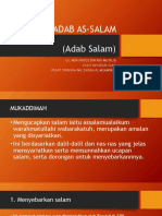 Adab Al-Salam (Kelas Oktober 2o21)