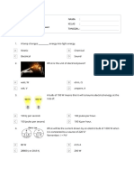 2.5 Electrical Energy and Power