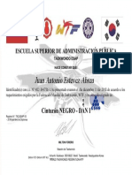 Diploma Juan Antonio Estevez Abrue Tae