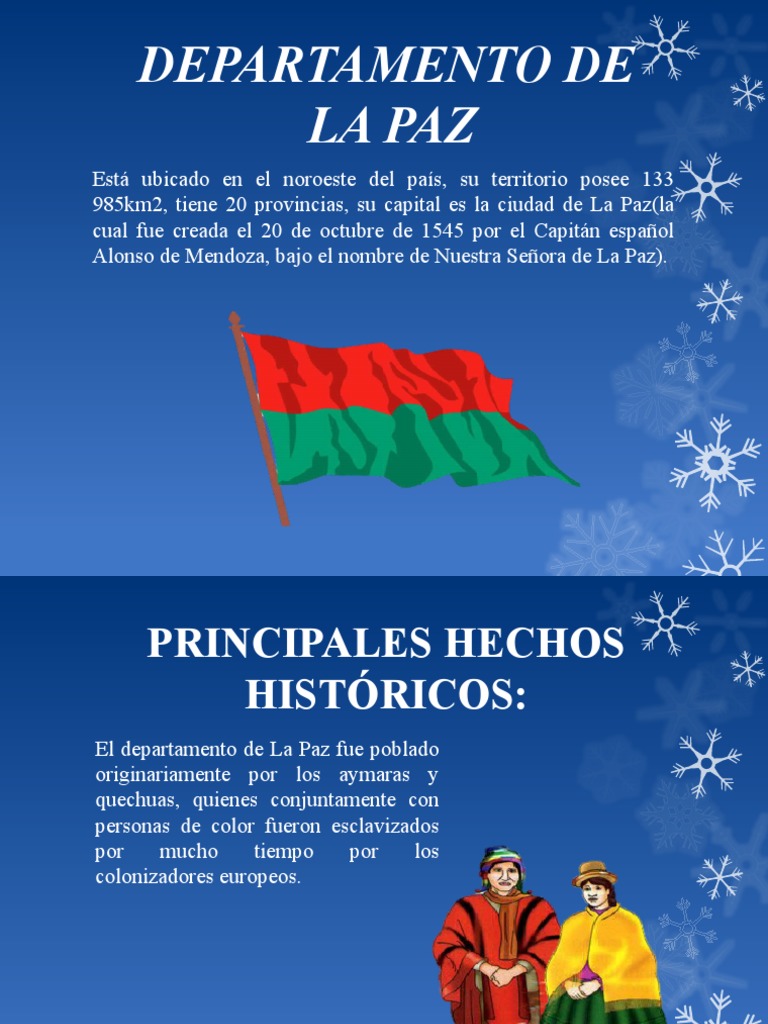 Departamento de La Paz PDF