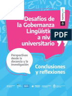 Desafios de la gobernanza linguistica a nivel universitario - Perspectivas desde la docencia y la investigacion