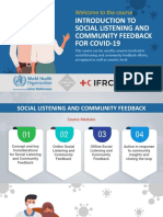 PDF Version WHO EMRO Social Listening and Community Feedback Module 01