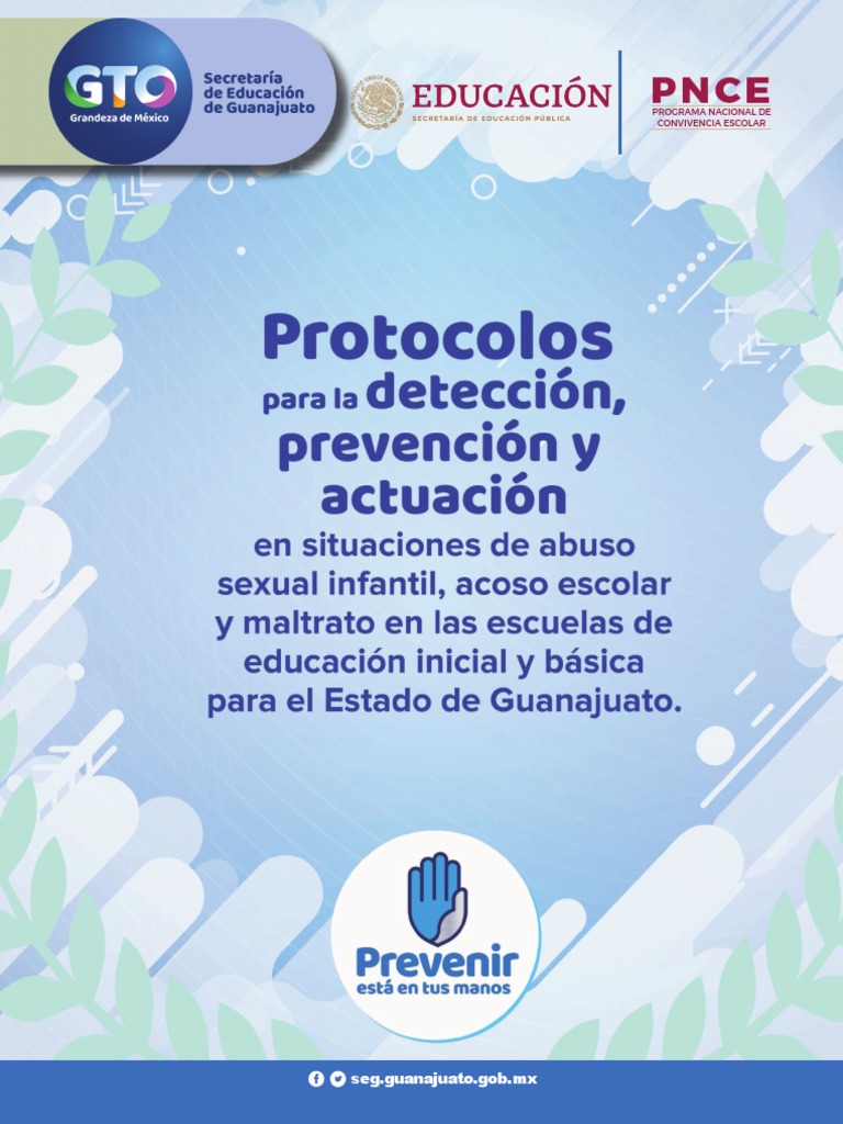 Protocolos de Convivencia Escolar 2023 | PDF | Abuso infantil | Violencia