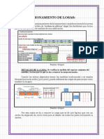 Predimencionamiento Losa