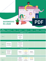 Cronograma Extensivo R1 2020
