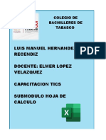 Sub Modulo Excel