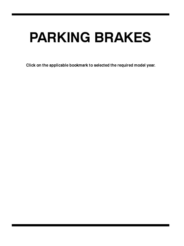 Freno de parkeo montero sport pdf tools transportation engineering