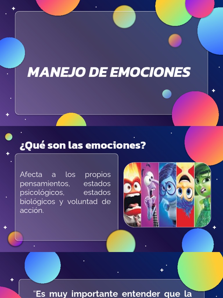 Manejo de Emociones y Autocontrol | PDF | Las emociones | Ira