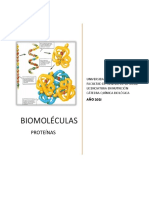 Archivo 10 Biomoleculas. Proteinas.