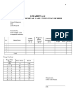 Format Nilai Ujian Seminar Hasil