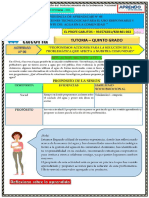 Experiencia de Aprendizaje #05 - Actividad #05 - 5to Grado - Tutoria - 00001