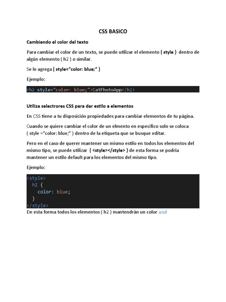 CSS Básico | PDF | HTML | Internet
