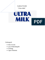 Analisis Produk "Ultra Milk"