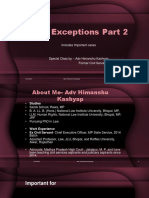 General Exceptions Part2 New Presentation
