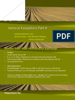General Exceptions Part4 Presentation