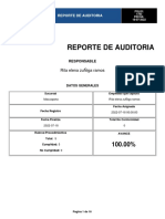 Reporte de Auditoría - Visita Del 18 de Julio 2022 - UEN Macuspana