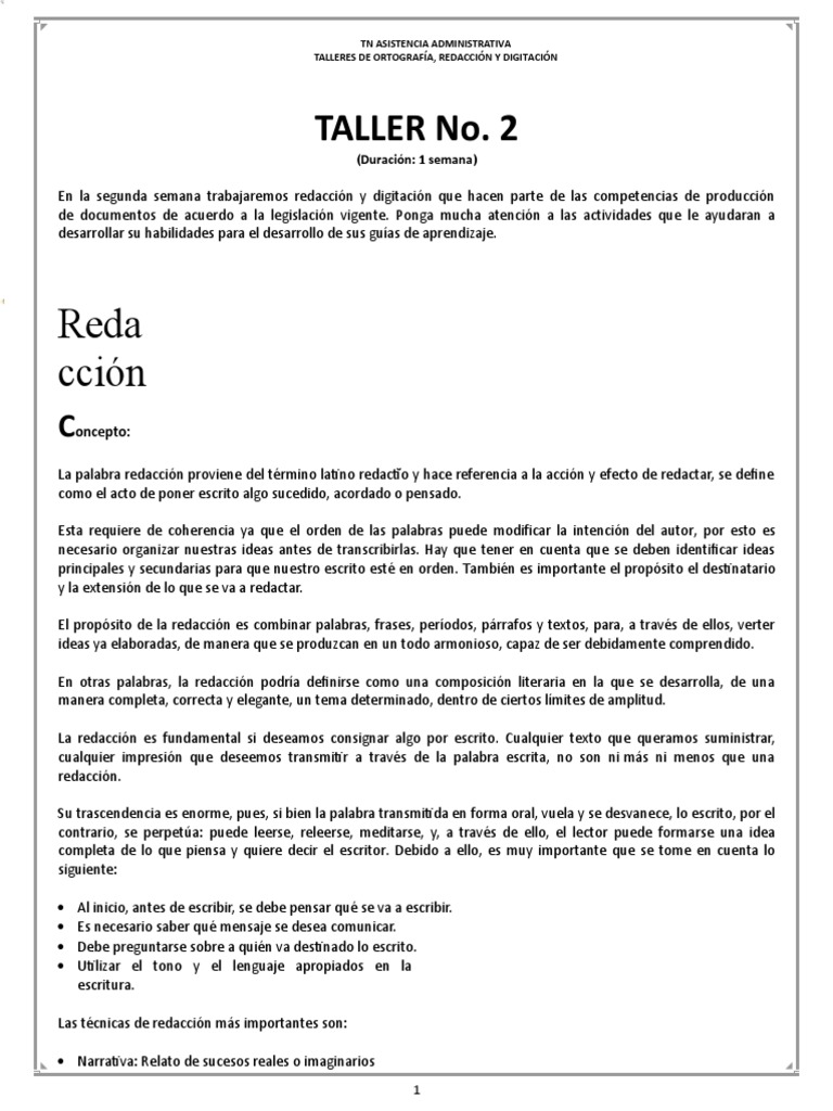 TALLER+No +2+ (SEMANA+2) | PDF | Teclado