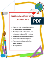 Rules for Group Work and Classroom Conduct