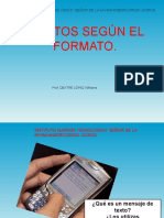 Textos Según El Formato