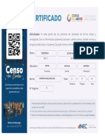 Certificado Censo Linea 0950661025
