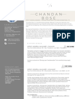 3 Pages - CV - Chandan Bose 300522