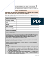 Declaration Wic Insurance Single Entity