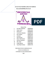 Tugas K3 Makalah K3 Dalam Keperawatan