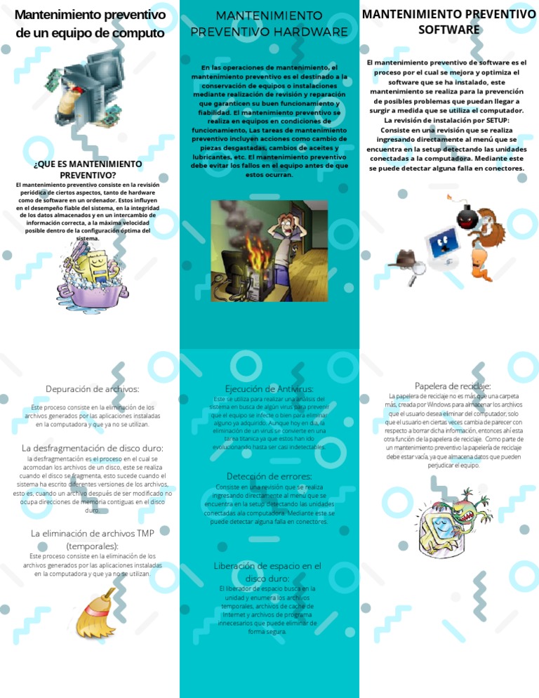 Mantenimiento Preventivo en Computadoras | PDF | Archivo de computadora ...