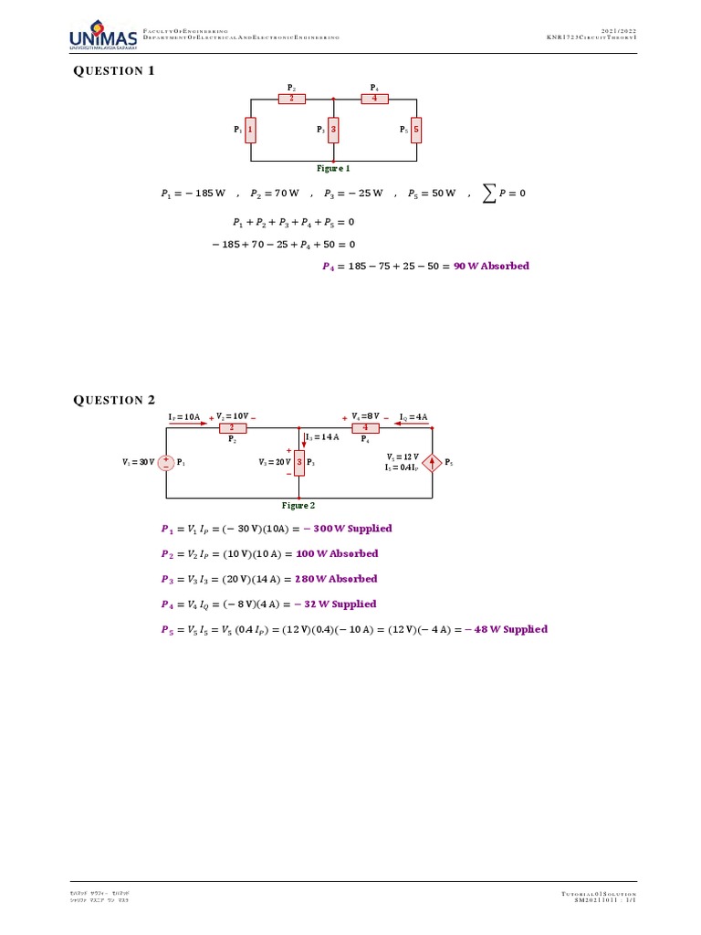 Circuit Theory Solutions 2021-2022 | PDF | Visual Cortex | Visual System