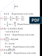 Tarea de Matemáticas - Ecuación de La Recta