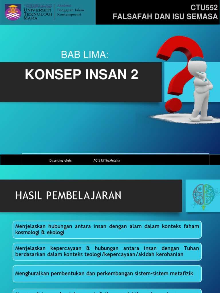 Bab 5 Konsep Insan 2 | PDF | Ilmu Sosial | Filsafat