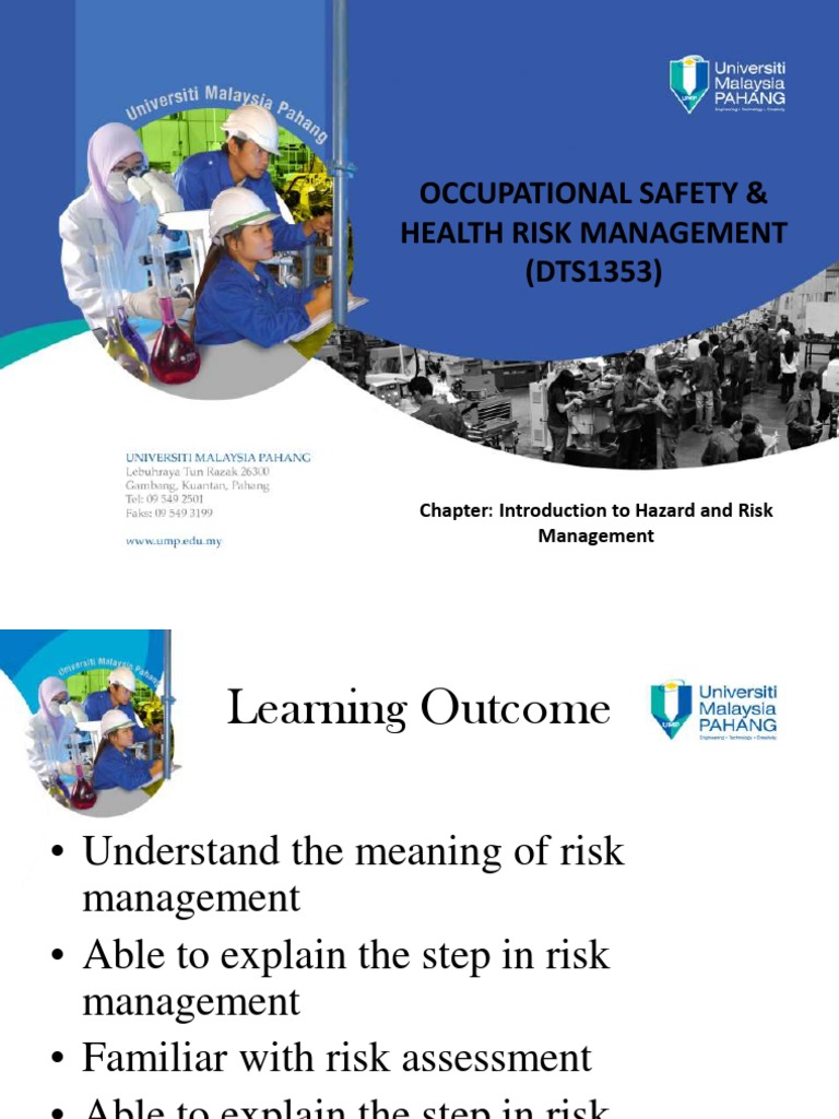 CH 1 Introduction To Risk Management | PDF | Risk | Hazards