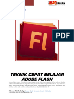 cara cepat belajar adobe flash