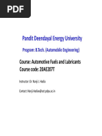 Lecture - 12 - Engine Lubrication Systems - 28.3.2022