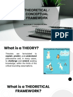 II. C. Theoretical and Conceptual Framework
