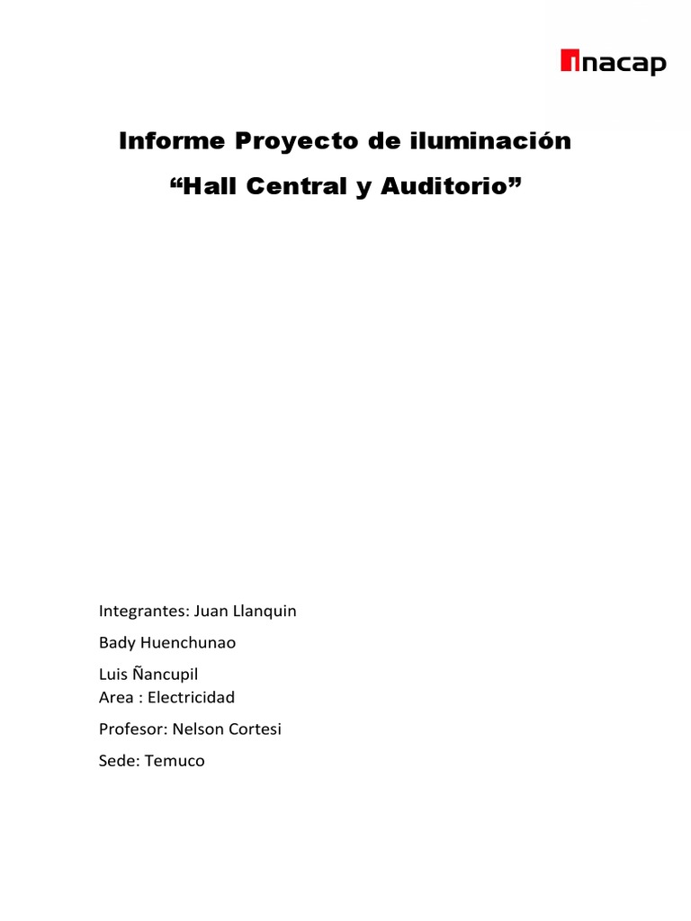 Características Luminarias PDF