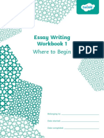Essay Writing Skills Workbook 1 Where To Begin