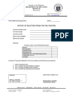 Deletion Form PSU Form 106