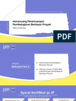 Merancang Perencanaan Pembelajaran Berbasis Proyek