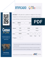 Certificado Censo Linea 0909850216