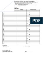 Daftar Hadir Rapat