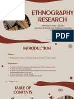 Ethnography Library Project