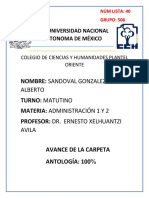 Carpeta Antologia Sandoval