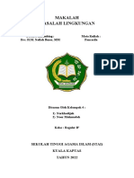 Makalah Pancasila Masalah Lingkungan Ter