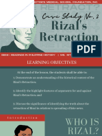 Week 9 Rizals Retraction