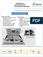 Leak Testing System Newsletter