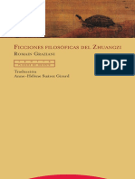 Ficciones Filosóficas Del Zhuangzi (Graziani, Romain)