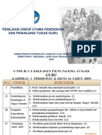 Revisi Penilaian Unsur Utama Pendidikan Dan Penunjang Tugas Guru