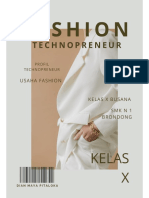 Profil Fashion Technopreneur