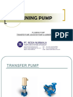 Pump Training PLB (Booster Transfer Sump Pit Pump)